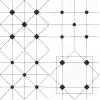 Плитка LB-Ceramics 30x30 Гаусс Домино белый декор геометрия 6032-0434 матовая