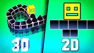 НОВАЯ GEOMETRY DASH В 3D? ТАКОГО Я ЕЩЁ НЕ ВИДЕЛ... | GD в 3D