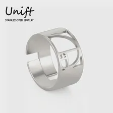 🛍 Unift Сакральная Геометрия ювелирные изделия Золотая спираль Фибоначчи кольцо для мужчин и женщин Регулируемые кольца простые вечерние аксессуары дру