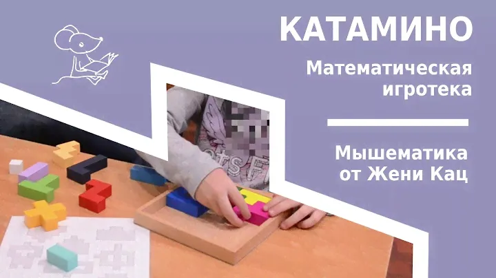 Математическая игротека Жени Кац: головоломка катамино. Геометрия для малышей