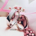 Обручальные кольца «Геометрия» из белого золота