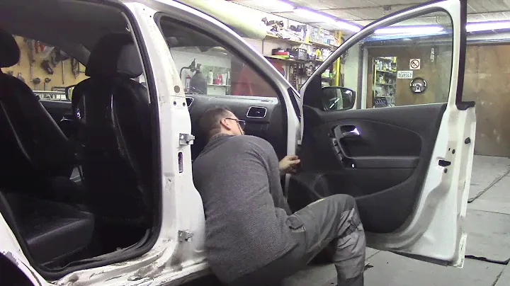 Ремонт кузова. Фольксваген Поло седан. Body repair after an accident.
