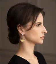 Серьги "Геометрия души", симметрия