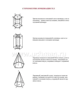 Геометрия. Основные определения и формулы. 10-11 классы, Комплект карт