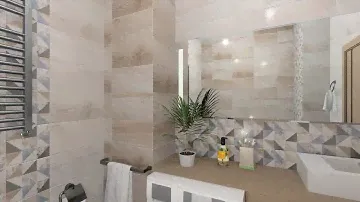 Коллекция керамической плитки Шервуд от Lb Ceramics (оформление ванной)