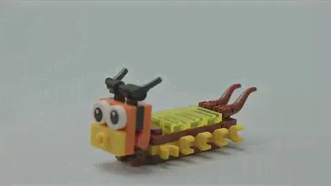 Собираем сороконожку из конструктора! QBRIX KIDS - коллекция конструкторов с видеоинструкциями