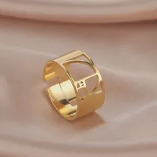 🛍 Unift Сакральная Геометрия ювелирные изделия Золотая спираль Фибоначчи кольцо для мужчин и женщин Регулируемые кольца простые вечерние аксессуары дру