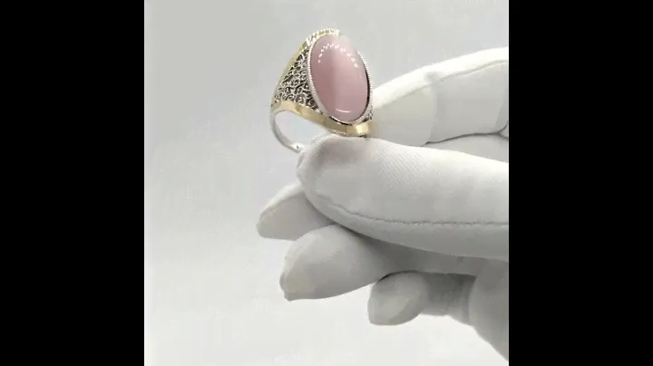 Кольцо серебряное с золотом и улекситом арт. СС2165