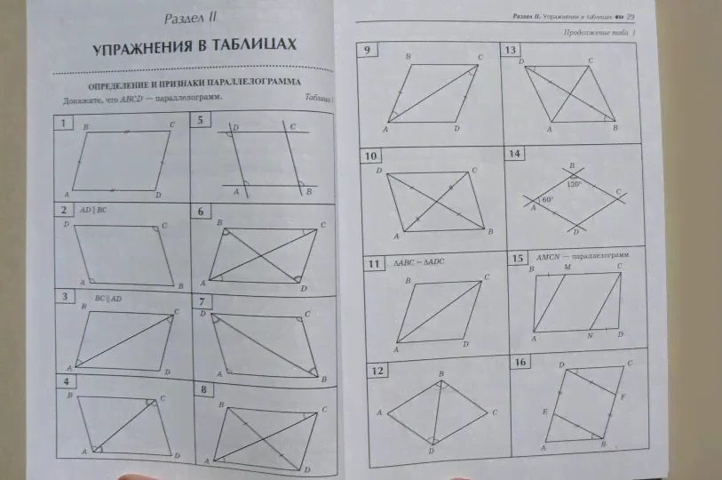 Геометрия. 8 класс. Задачи на готовых чертежах для подготовки к ОГЭ и ЕГЭ-2