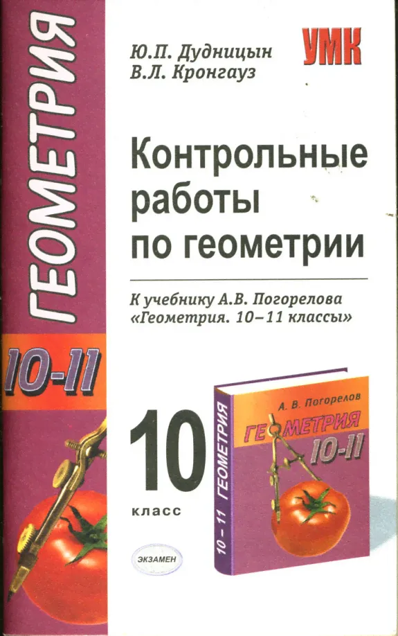 Контрольные работы по геометрии: 10 класс: к учебнику А.В. Погорелова "Геометрия. 10-11 классы"