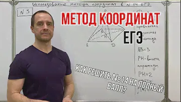 МЕТОД КООРДИНАТ. НАЧАЛО | ЕГЭ ПО МАТЕМАТИКЕ | ГЕОМЕТРИЯ