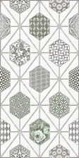 Декоративная плитка Azori 587192002 Декор Devore Light Geometria 31.5x63 белая глазурованная матовая геометрия