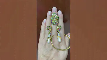ЭФФЕКТНЫЙ ОБРАЗ! Длинные серьги с майоркой. Серебро. Эмаль. Позолота. Цены👇