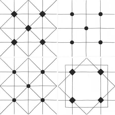 Керамогранит Домино Декор Геометрия 30x30-0