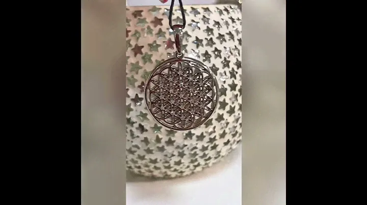 Серебряный кулон Цветок Жизни сакральная геометрия
