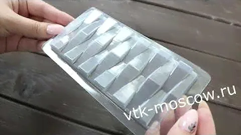 51388 Форма для шоколада ПЛИТКА 78 VTK