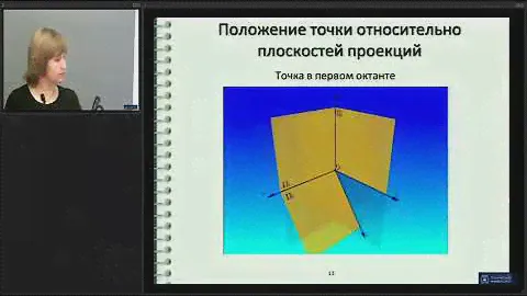 2. Начертательная геометрия. Точка